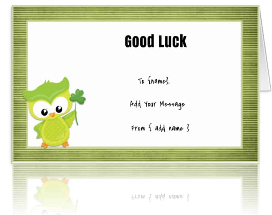 Good Luck Cards – 101 Greeting Cards